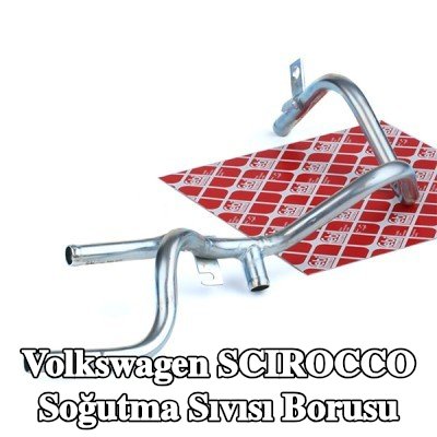 FEBI BILSTEIN Sabitleme kayışı ile birlikte soğutma suyu borusu — 1990 Volkswagen Scirocco