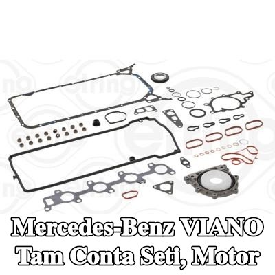 ELRING Tam Conta Seti, krank mili contalı motor, valf gövdesi contalı, silindir kafası contası olmadan — Mercedes-Benz Viano