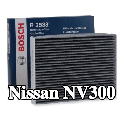 BOSCH مرشح حبوب اللقاح مرشح الكربون المنشط — Nissan Nv300