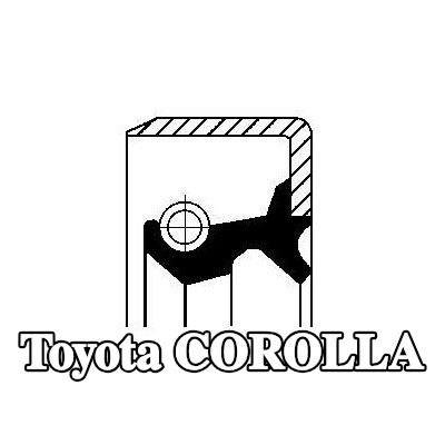 CORTECO حشية العمود، مضخة التوجيه المعزز — Toyota Corolla