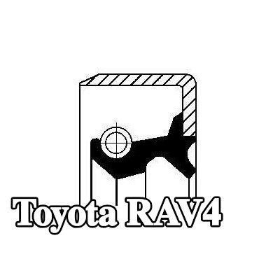 CORTECO حشية العمود، مضخة التوجيه المعزز — Toyota Rav4
