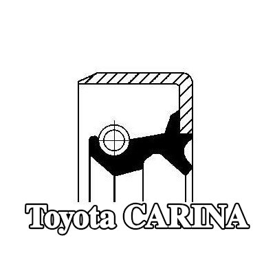 CORTECO حشية العمود، مضخة التوجيه المعزز — Toyota Carina