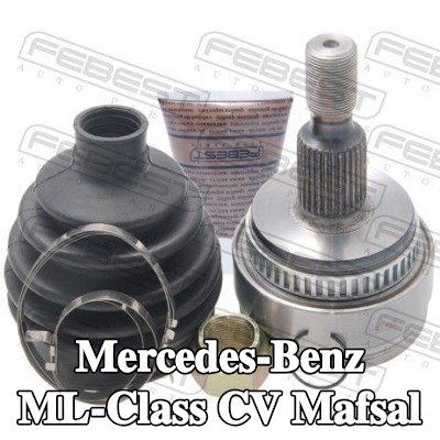 FEBEST CV mafsalı Ön Aks, Tekerlek Tarafı, ABS sensör halkalı — 2002 Mercedes-Benz ML-Class