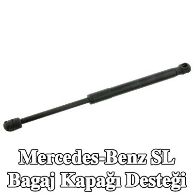 FEBI BILSTEIN Bagaj kapağı amortisörü (Her iki taraf), 333mm — 2012 Mercedes-Benz Sl