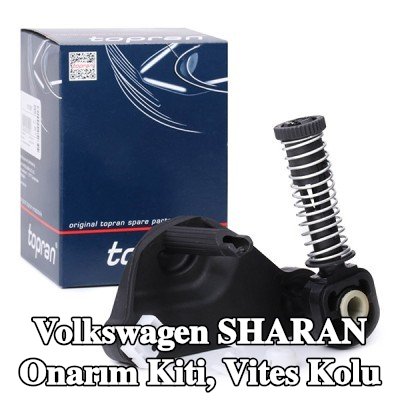 TOPRAN Onarım Kiti, tutma elemanlı vites kolu, sigortalı, kayan yataklı — Volkswagen Sharan
