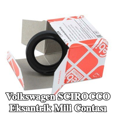 FEBI BILSTEIN Ön taraf eksantrik mili contası, montaj manşonu ile — Volkswagen Scirocco