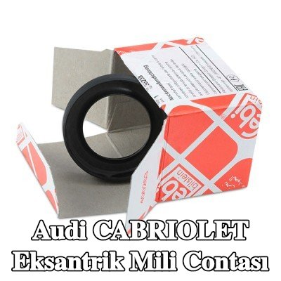 FEBI BILSTEIN Ön taraf eksantrik mili contası, montaj manşonu ile — Audi Cabriolet