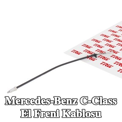 TRW El freni kablosu 728mm — Mercedes-Benz C-Class