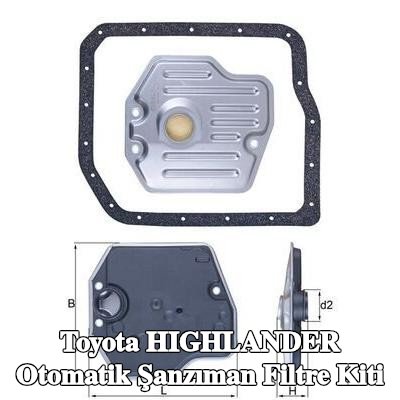 MAHLE Conta/sızdırmazlık elemanı içeren otomatik şanzıman filtre kiti — 2000 Toyota Highlander