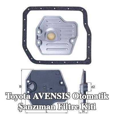 MAHLE Conta/sızdırmazlık elemanı içeren otomatik şanzıman filtre kiti — Toyota Avensis