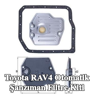 MAHLE Conta/sızdırmazlık elemanı içeren otomatik şanzıman filtre kiti — 2002 Toyota Rav4