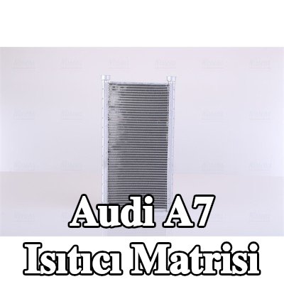 NISSENS Boru içermeyen ısıtıcı matrisi — Audi A7
