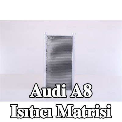 NISSENS Boru içermeyen ısıtıcı matrisi — Audi A8