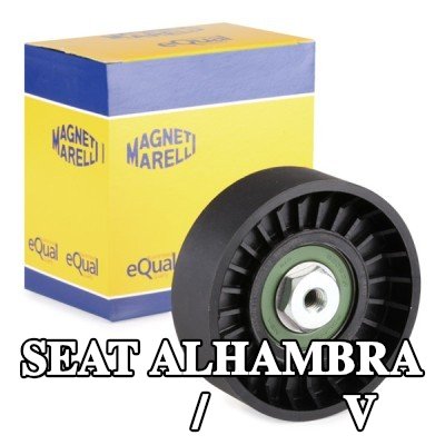 MAGNETI MARELLI بكرة انحراف/توجيه، حزام V — 2000 SEAT Alhambra