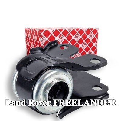 FEBI BILSTEIN جلبة الذراع الخلفي / ذراع التعليق للمحور الأمامي الأيمن, السفلي, الخلفي, مع حامل — Land Rover Freelander