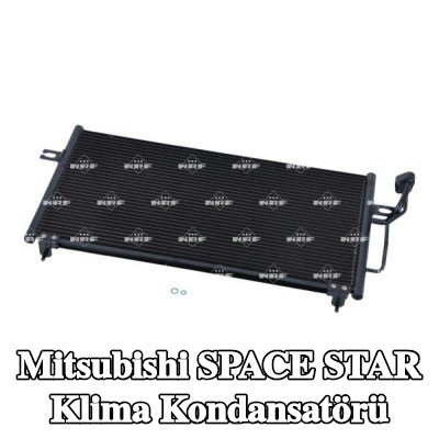 NRF Klima kondansatörü EASY FIT, conta halkası ile, azot dolgulu — Mitsubishi Space Star