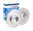 BOSCH القطر الخارجي لقرص المكابح: 302mm, مُهوى, مزود بفتحات تهوية داخلية, مطلي — Renault Master (1)