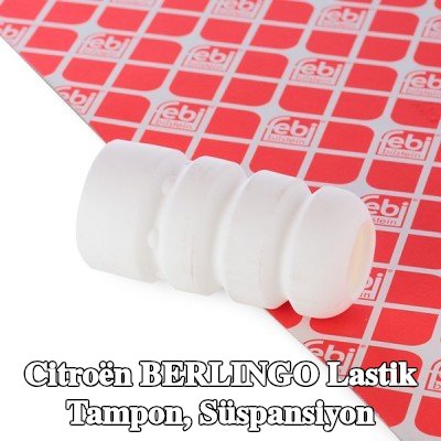 FEBI BILSTEIN Lastik tampon, ön aks süspansiyonu, 48mm — 2002 Citroën Berlingo