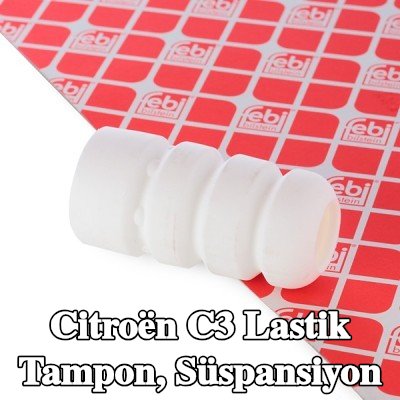 FEBI BILSTEIN Lastik tampon, ön aks süspansiyonu, 48mm — 2011 Citroën C3