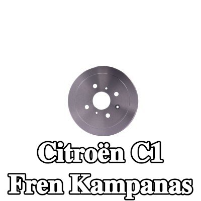 HELLA Arka aks fren kampanası, 233mm, tekerlek yatağı olmadan, tekerlek göbeği olmadan, tekerlek saplamaları olmadan — Citroën C1