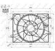 NRF Fan, radyatör 470mm, radyatör fan kapağı — Hyundai Genesis (5)