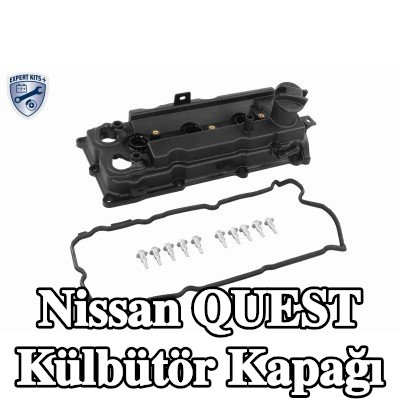ACKOJA Sol Külbütör Kapağı, valf kapağı contası ile, hava tahliye valfi ile — Nissan Quest