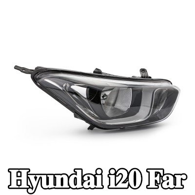 PRASCO Far Sağ, H7/H7, far seviyeleme motorlu — 2012 Hyundai i20
