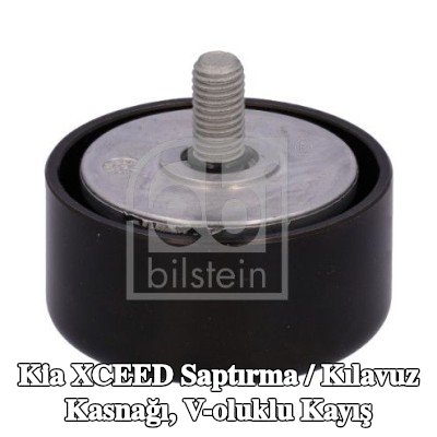 FEBI BILSTEIN Saptırma / kılavuz kasnağı, V-ribbed belt Outer Diameter: 65mm — Kia Xceed