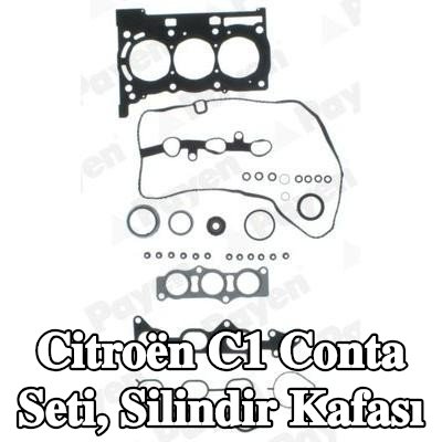 PAYEN Conta seti, silindir kapağı contalı silindir kapağı — Citroën C1