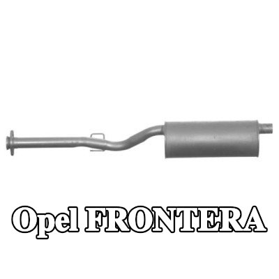 VEGAZ كاتم الصوت الأوسط 1300mm — 1997 Opel Frontera