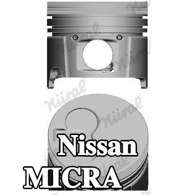 NÜRAL مكبس مزود بحامل حلقات المكبس — 2002 Nissan Micra