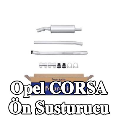 HELLA Ön susturucu Ön, montaj parçaları ile — 2012 Opel Corsa