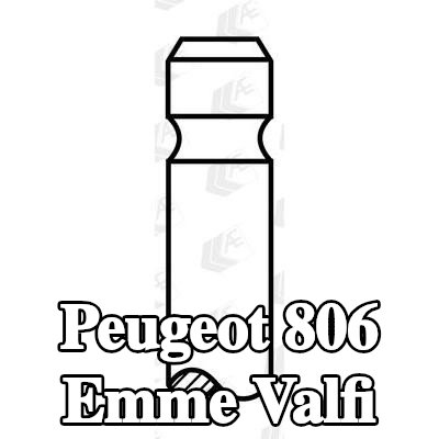 AE Emme valfi Sertleştirilmiş valf sapı ucu — 1997 Peugeot 806