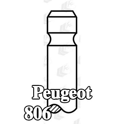 AE صمام السحب - طرف ساق الصمام مقوى — 1997 Peugeot 806