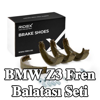RIDEX Arka aks fren pabucu seti, 160mm, aksesuarlarla, sabitleme/montaj malzemesi ile, yaylı — BMW Z3