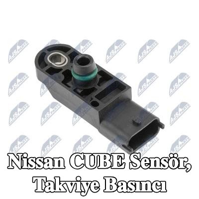 NTY Sensör, şarj basıncı contalı — Nissan Cube