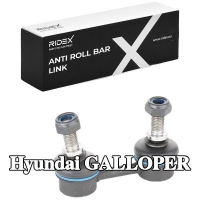 RIDEX وصلة قضيب مانع الانقلاب المحور الأمامي كلا الجانبين, 60mm, الفولاذ — Hyundai Galloper