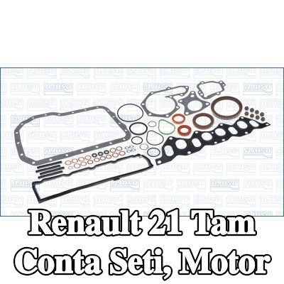 AJUSA Tam Conta Seti, valf gövdesi contalı motor, silindir kafası contası olmadan — 1990 Renault 21
