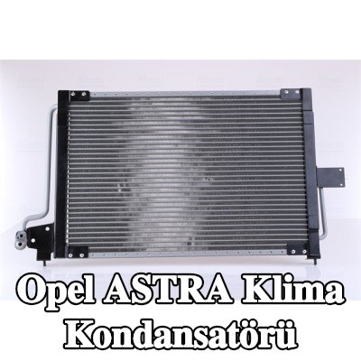 NISSENS Kurutucusuz klima kondansatörü — 1995 Opel Astra