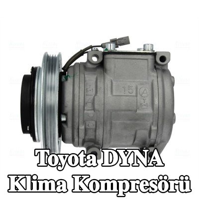 NISSENS PAG kompresör yağı içeren klima kompresörü, manyetik kavrama ile — 1997 Toyota Dyna
