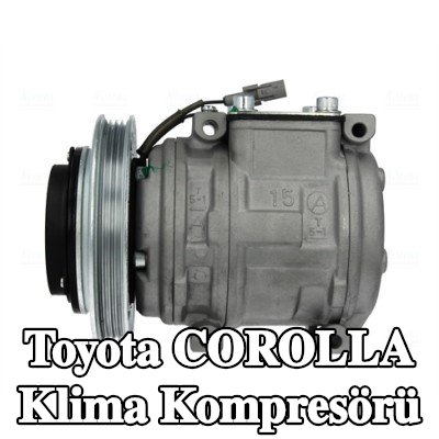 NISSENS PAG kompresör yağı içeren klima kompresörü, manyetik kavrama ile — 1995 Toyota Corolla