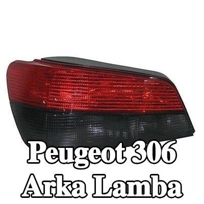 VAN WEZEL Arka lamba Sol, ampul yuvası olmadan — 1995 Peugeot 306