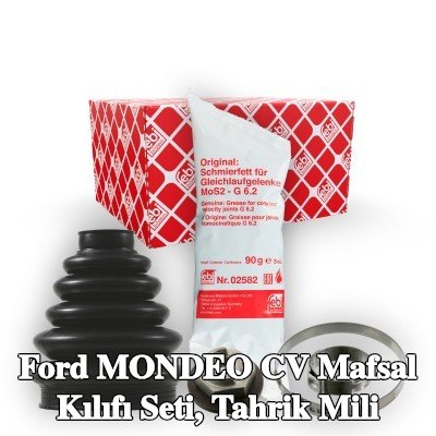 FEBI BILSTEIN CV kılıf kiti, tahrik mili Ön Aks, Tekerlek Tarafı, Termoplast — 2000 Ford Mondeo