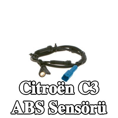 BOSCH ABS sensörü Ön Aks, kablo ile — 2002 Citroën C3