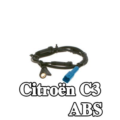 BOSCH مستشعر ABS المحور الأمامي, مع كابل — 2003 Citroën C3