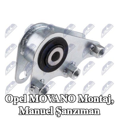 NTY Montaj, manuel şanzıman alt, Arka — Opel Movano