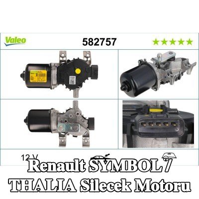 VALEO Silecek motoru Ön, 12V — Renault Symbol / Thalia