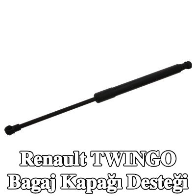 FEBI BILSTEIN Bagaj kapağı amortisörü (Her iki taraf), 386mm — 2012 Renault Twingo