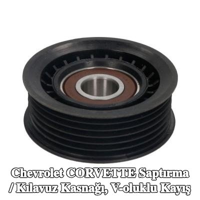 BTA Saptırma / kılavuz kasnağı, V-ribbed belt Outer Diameter: 69mm, Ø: 69mm — Chevrolet Corvette