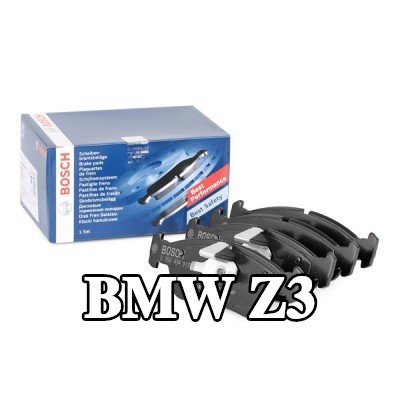 BOSCH مجموعة وسادات الفرامل 17, 8mm, مع لوحة مانعة للصرير, مع مشبك مكبس — 1995 BMW Z3